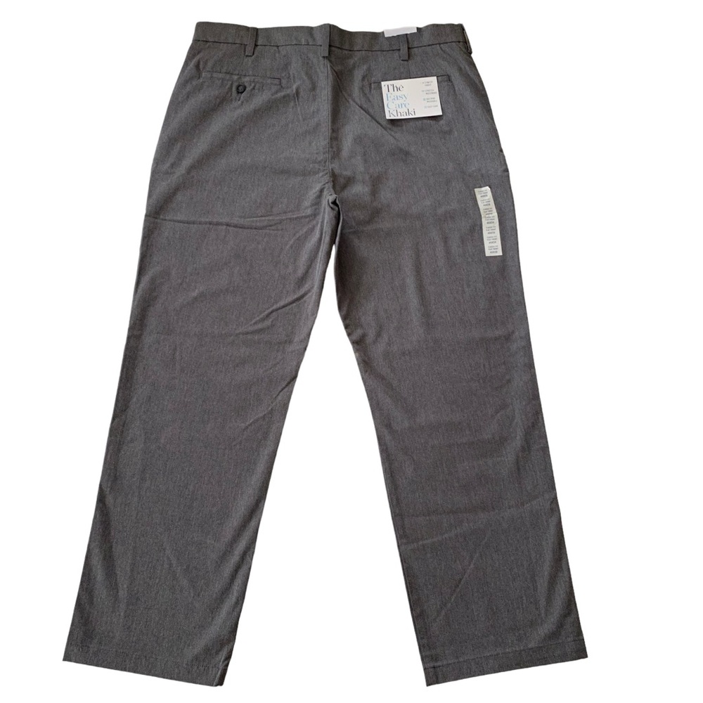 🚫SOLD🚫NWT Croft & Barrow The Easy Care Classic Fit Khaki Pants Men’s 40 x 30 - Picture 2 of 16
